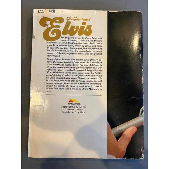 Vintage "Illustrated Elvis" Soft Cover Pict Book W.A Harbinson 1976 Rock N Roll - Picture 4 of 5